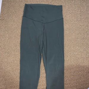 Sage green aerie 7/8 leggings